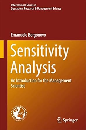 sensitivity analysis an introduction for the management scientist 1st edition emanuele borgonovo 3319522574,