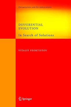 differential evolution in search of solutions 1st edition vitaliy feoktistov 0387368957, 978-0387368955