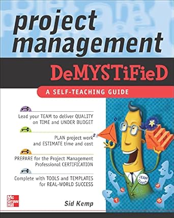 project management demystified 1st edition sid kemp 0071440143, 978-0071440141
