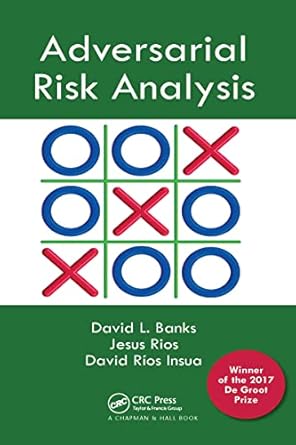 adversarial risk analysis 1st edition david l banks ,jesus m rios aliaga ,david rios insua 103209849x,