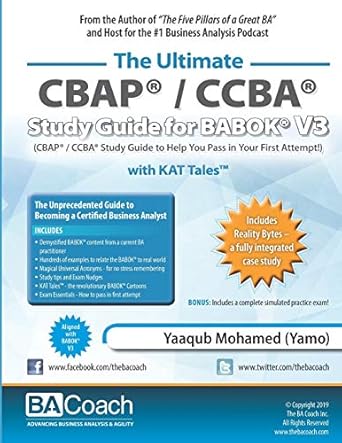 the ultimate cbap / ccba study guide for babok v3 cbap / ccba study guide to help you pass in your first