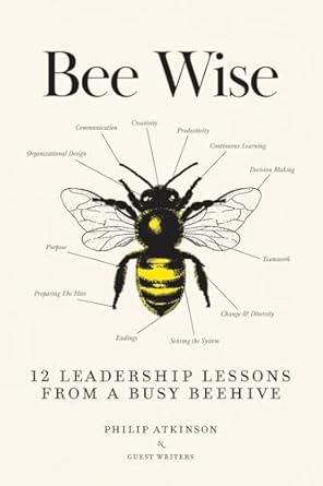 bee wise 12 leadership lessons from a busy beehive 1st edition philip atkinson 3952614017, 978-3952614013