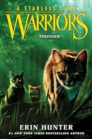 warriors a starless clan #4 thunder 1st edition erin hunter 0063050293, 978-0063050297