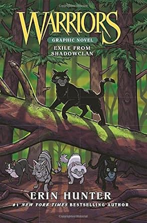 warriors exile from shadowclan 1st edition erin hunter 0063043262, 978-0063043268