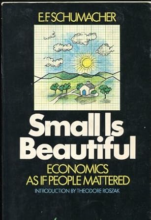small is beautiful 1st edition e f schumacher 0061317780, 978-0061317781