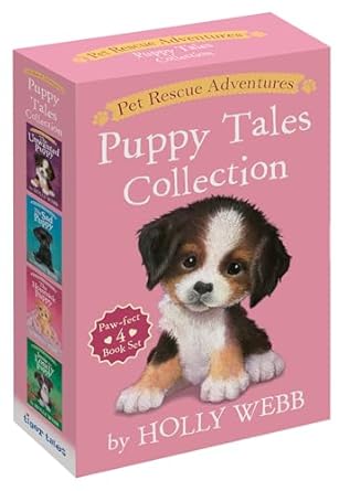 pet rescue adventures puppy tales collection paw fect 4 book set the unwanted puppy the sad puppy the