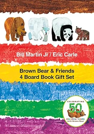 brown bear and friends 4 board book gift set 1st edition bill martin jr ,eric carle 1627797300, 978-1627797306