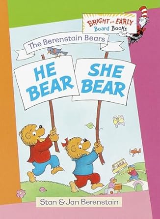 the berenstain bears he bear she bear 1st edition stan berenstain ,jan berenstain 0679894268, 978-0679894261