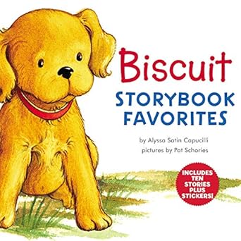 biscuit storybook favorites 10 stories in 1 book plus stickers for dog lovers 1st edition alyssa satin