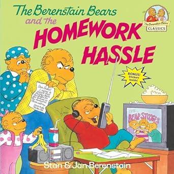 the berenstain bears and the homework hassle 1st edition stan berenstain ,jan berenstain 067988744x,