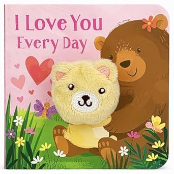i love you every day finger puppet board book for babies and toddlers valentines day holidays and more to
