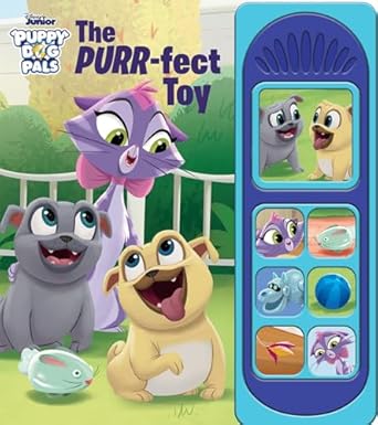 disney junior puppy dog pals with bingo and rolly the purr fect toy sound book pi kids 1st edition editors of