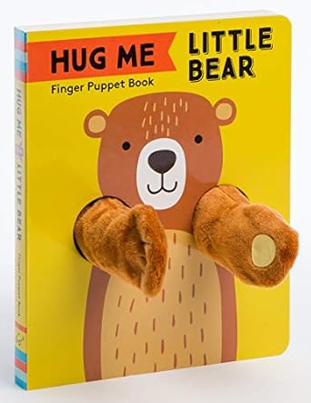 hug me little bear finger puppet book 1st edition chronicle books 1452175217, 978-1452175218