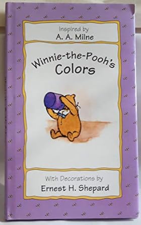 winnie the poohs colors 1st edition a a milne 0525454284, 978-0525454281
