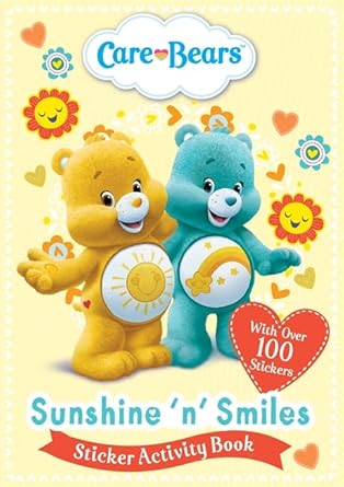 sunshine n smiles sticker activity book 1st edition care bears 1444931490, 978-1444931495