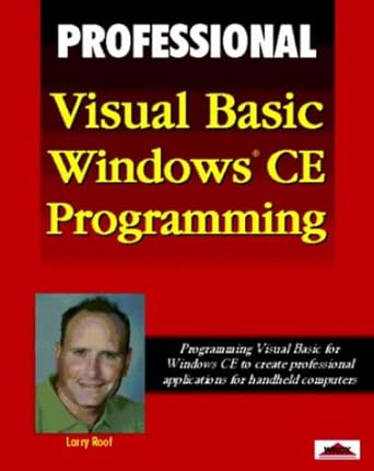 professional visual basic windows ce programming 1st edition larry roof 1861001622, 978-1861001627