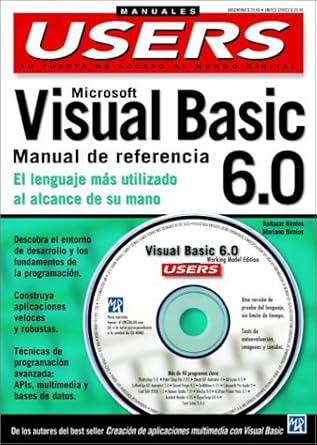 ms visual basic 6 0 manual de referencia en espanol / spanish con cd rom 1st edition baltazar birnios