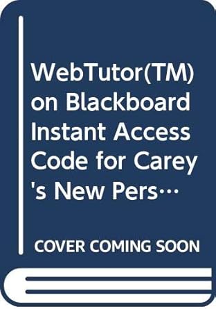 webtutor on blackboard instant access code for careys new perspectives on creating web pages with html xhtml