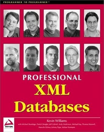 professional xml databases 1st edition kevin williams ,michael brundage ,patrick dengler ,jeff gabriel ,andy