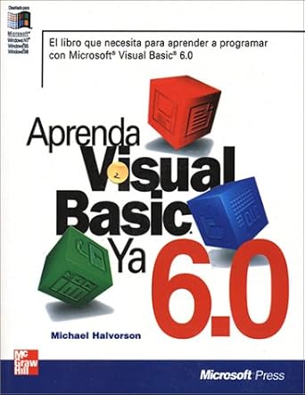 aprenda visual basic 6 0 ya 1st edition michael halvorson 8448121074, 978-8448121075