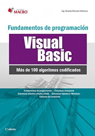 fundamentos de programacion visual basic 1st edition ricardo marcelo 612304236x, 978-6123042363