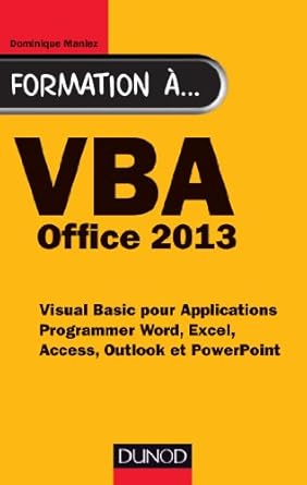 formation a vba office 2013 programmer word excel access outlook et powerpoint programmer word excel access
