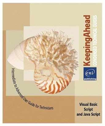 visual basic script and java script 1st edition eni publishing ltd 2746009846, 978-2746009844