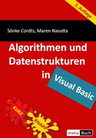 algorithmen und datenstrukturen in visual basic 1st edition sonke cordts ,maren nasutta 3944330730,