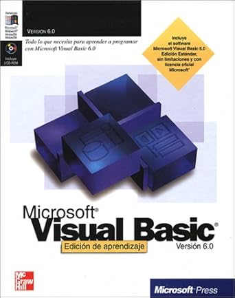 visual basic 6 0 edicion de aprendisaje 1st edition microsoft press 8448121287, 978-8448121280