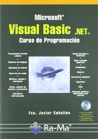 visual basic net curso de programacion 1st edition fco javier ceballos sierra ,antonio garcia tome