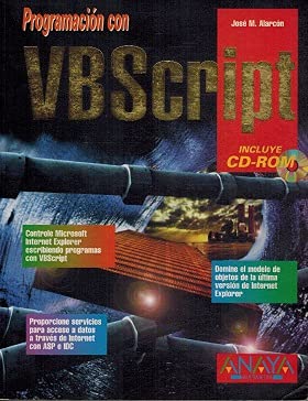 programacion con vbscript 1st edition jose manuel alarcon aguin 8441504113, 978-8441504110