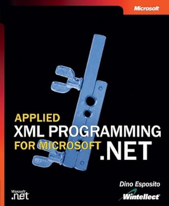applied xml programming for microsoft net 1st edition dino esposito 0735618011, 978-0735618015