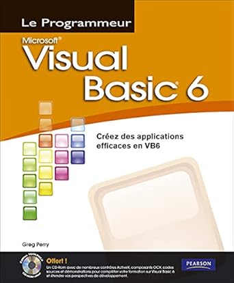 visual basic 6 + cd 1st edition greg perry 2744022659, 978-2744022654