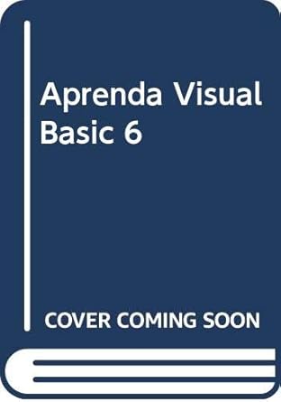 aprenda visual basic 6 1st edition unknown ,shimon mordzynski 8440697694, 978-8440697691