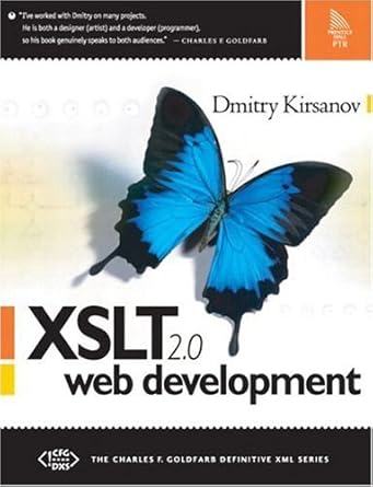xslt 2 0 web development 1st edition dmitry kirsanov 0131406353, 978-0131406353