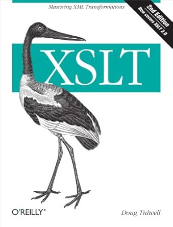 xslt 1st edition doug tidwell 0596527217, 978-0596527211
