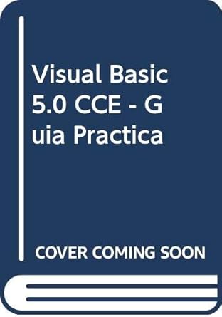 visual basic 5 0 cce guia practica 1st edition  8441505322, 978-8441505322