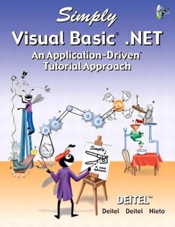 simply visual basic net 1st edition harvey m deitel ,paul j deitel ,t r nieto 0131405535, 978-0131405530