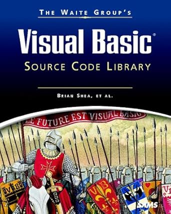 the waite groups visual basic source code library 1st edition brian shea ,waite group 0672313871,