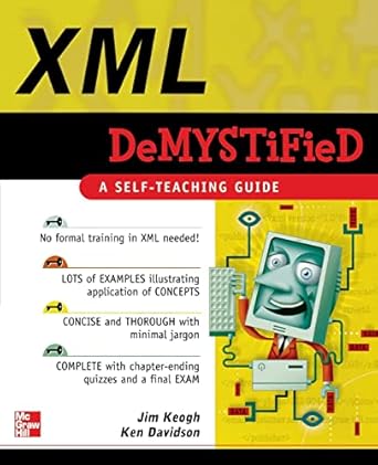 xml demystified 1st edition james keogh 0072262109, 978-0072262100