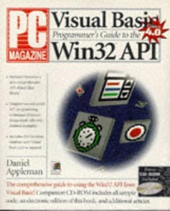 visual basic programmers guide to the win32 api 1st edition daniel appleman 1562762877, 978-1562762872