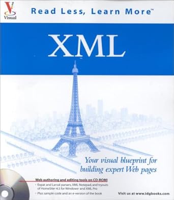 xml your visual blueprint for building expert web pages 1st edition emily vander veer ,rev mengle 0764534777,