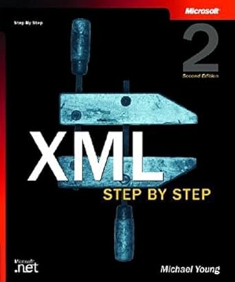 xml step by step 1st edition michael j young 0735614652, 978-0735614659