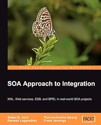 soa approach to integration xml web services esb and bpel in real world soa projects 1st edition