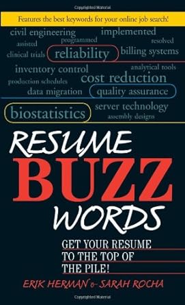 resume buzz words get your resume to the top of the pile 1st edition erik herman 1593371144, 978-1593371142