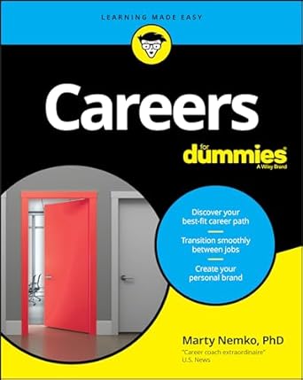 careers for dummies 1st edition marty nemko 111948233x, 978-1119482338