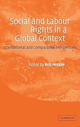social and labour rights in a global context international and comparative perspectives 1st edition bob