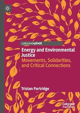 energy and environmental justice movements solidarities and critical connections 1st edition tristan