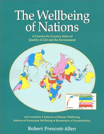 the wellbeing of nations a country by country index of quality of life and the environment 1st edition robert