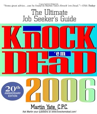 knock em dead 2006 1st edition martin yate cpc 1593374526, 978-1593374525
